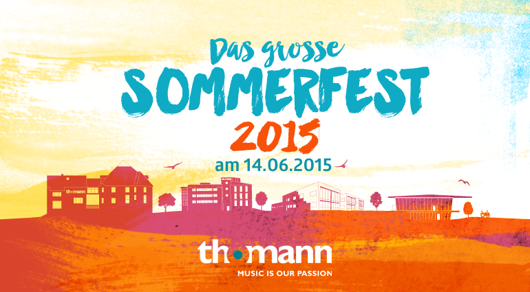 Treppendorf on stage! Please Madame sind t.act beim Thomann-Sommerfest 2015