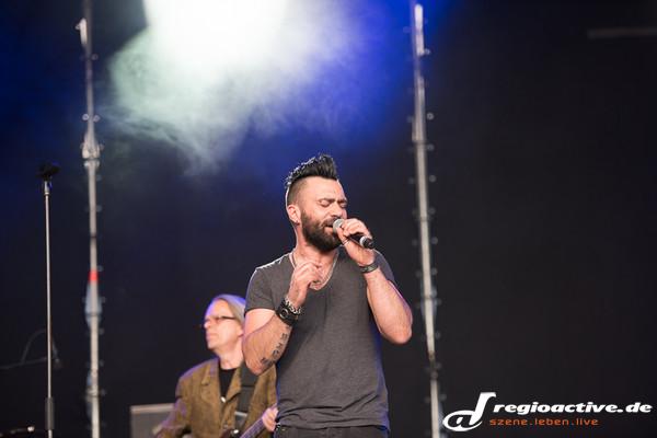 Musik aus Italien - Fotos: Romazotti live auf dem Schlossgrabenfest 2015 in Darmstadt 